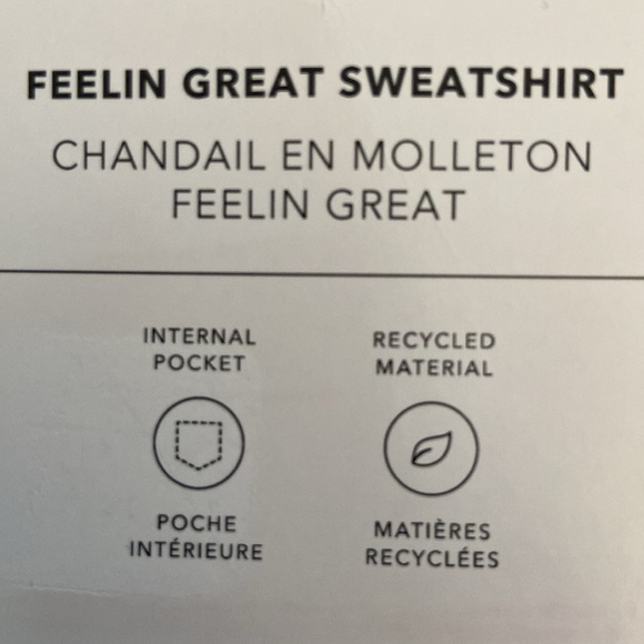 NWT - Athleta Girl Feelin’ Great Sweatshirt - Picture 10 of 13
